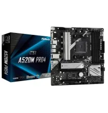Материнська плата ASRock A520M PRO4