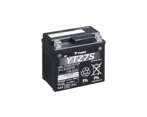 Акумулятор автомобільний Yuasa 12V 6,3Ah High Performance MF VRLA Battery (YTZ7S)