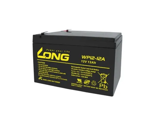 Батарея до ДБЖ Long 12В 12Ач (WP12-12A) (WP12-12A)