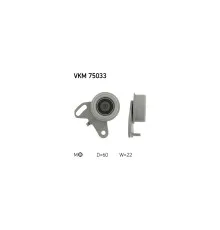 Ролик натягувача ременя SKF VKM 75033