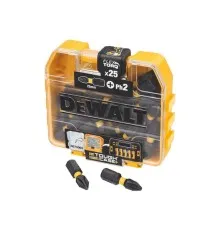 Набір біт DeWALT EXTREME FLEXTORQ, Ph2, L = 25 мм, 25 шт, кейс (DT70555T)