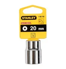 Головка торцева Stanley 1/2" х 20мм, з дванадцятигранним профілем, метрична (4-88-792)