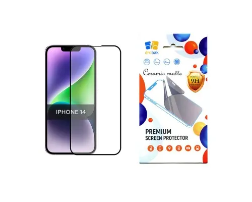 Скло захисне Drobak Matte Ceramics Apple iPhone 14 (535324) (535324)