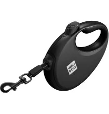 Повідець для собак WAUDOG R-leash з контейнером для пакетів S до 12 кг 3 м чорний (26271)