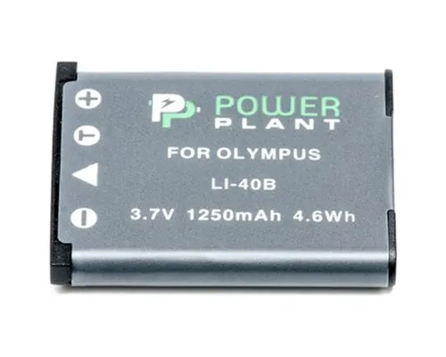 Акумулятор до фото/відео PowerPlant Olympus Li-40B, Li-42B, D-Li63, D-Li108, NP-45, NP-80, NP-82 (DV00DV1090)