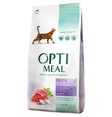 Сухий корм для кішок Optimeal з ефектом виведення шерсті - качка 10 кг (4820083909979)