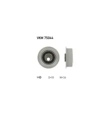 Ролик натягувача ременя SKF VKM 75044