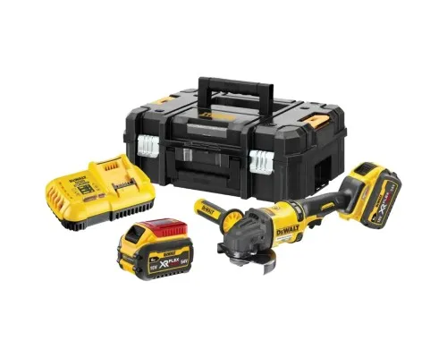 Шліфувальна машина DeWALT XR FLEXVOLT, 54 В, 2x2Ah, 9000 об/хв (DCG418T2)