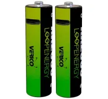 Акумулятор Verico AA USB Type-C 1700mAh 1.5V Li-ion * 2 (LoopEnergy) (1UDBT-A1WEA2-NN)