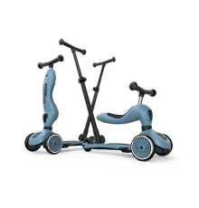 Самокат Scoot&Ride Highwaykick-1 Push and Go сіро-синій (SR-240527-STEEL)