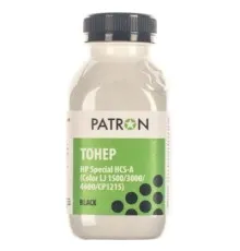 Тонер HP CLJ 1500/3000/4600/CP1215) BLACK 100г Patron (HCS-A-B-100)