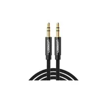 Кабель мультимедійний 3.5mm M to 3.5mm M 1.0m AV112 (Black) Ugreen (50361)