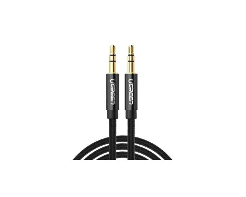 Кабель мультимедійний 3.5mm M to 3.5mm M 1.0m AV112 (Black) Ugreen (50361)