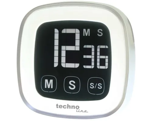 Таймер кухонний Technoline KT400 Magnetic Touchscreen White (KT400)