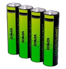 Акумулятор Verico AA USB Type-C 1700mAh 1.5V Li-ion * 4 (LoopEnergy) (1UDBT-A1WEAC-NN)