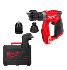 Шуруповерт Milwaukee M12 FDDXKIT-0X, 34Нм, 4 насадки FIXTEC, HD кейс (без АКБ та ЗП) (4933471332)