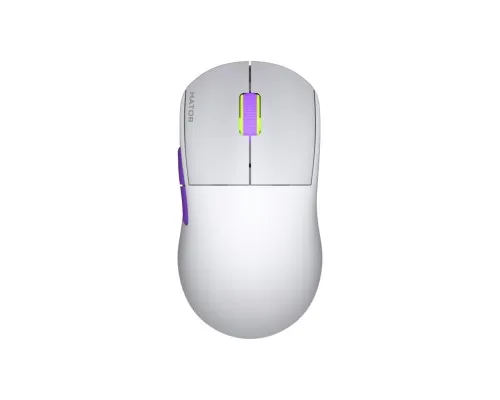 Мишка Hator Quasar 2 Ultra 4K Wireless/Bluetooth/USB White/Lilac (HTM571WL)