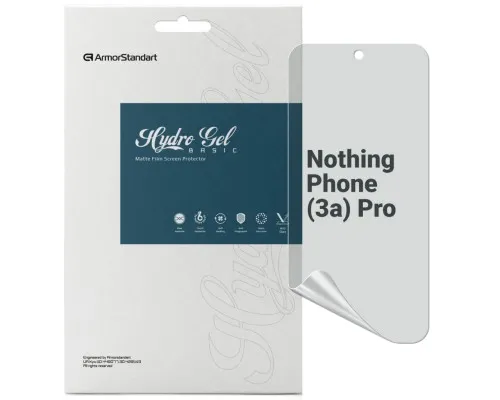 Плівка захисна Armorstandart Matte Nothing Phone (3a) Pro (ARM85462)