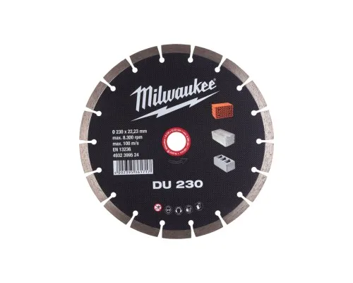 Круг відрізний Milwaukee алмазний DU 230, 230мм (4932399524)