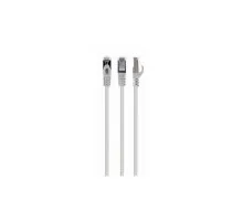 Патч-корд 0.5м S/FTP Cat 6A CU LSZH white Cablexpert (PP6A-LSZHCU-W-0.5M)