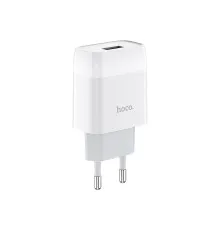 Зарядний пристрій HOCO C72A Glorious USB 10.5W White (6931474712899)