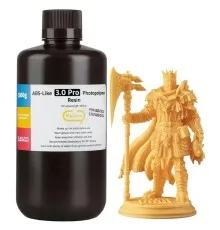 Фотополімерна смола ELEGOO Resin, ABS-like 3.0 pro 1кг, yellow (50.103.0257)