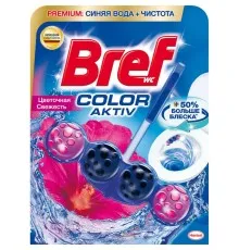 Туалетний блок Bref Кольорова вода Квіткова свіжість 50 г (9000101350746)