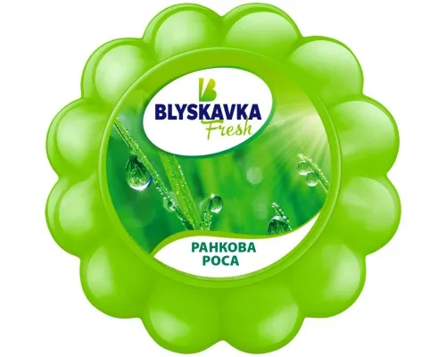 Освіжувач повітря Blyskavka Fresh Гелевий Ранкова роса (4820214190733)