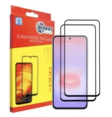 Скло захисне Dengos Samsung Galaxy A37 / A57 / S25 FE Black 2 pcs (DG-TG2P-96)