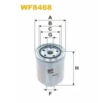 Фільтр паливний Wixfiltron WF8468