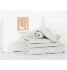 Рушник MirSon набір банних 5078 Elite SoftNess Menthol 40х70, 50х90, 70х14 (2200003975703)