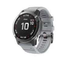 Ремінець до смарт-годинника Armorstandart Silicone 22mm для Garmin Fenix 5/6 Grey (ARM60797)