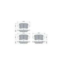 Гальмівні колодки Bosch 0 986 424 839