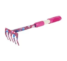 Граблі Flora 5-ти зубні, pink, TPR (5043154)