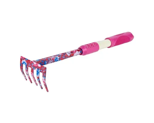 Граблі Flora 5-ти зубні, pink, TPR (5043154)