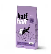 Сухий корм для собак Half&Half для середніх порід з яловичиною 12 кг (4820261920758)