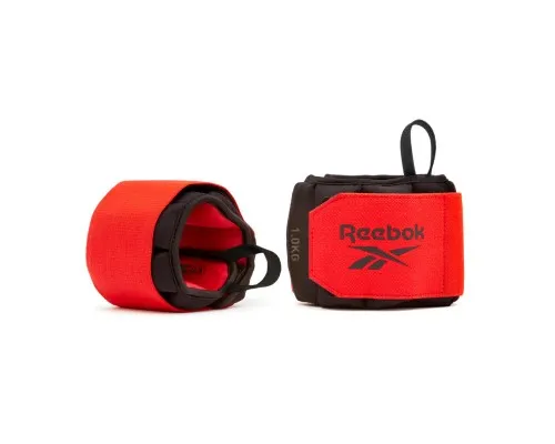Обважнювач Reebok Flexlock Wrist Weights чорний, червоний RAWT-11260 0.5 кг (885652017176)