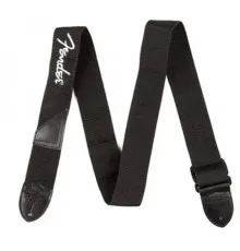 Ремінь для гітари Fender Strap 2" Black White Logo (53884)