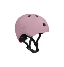 Шолом Scoot&Ride пастельно-бузковий з ліхтариком 51-53см (SR-190605-WILDBERRY)