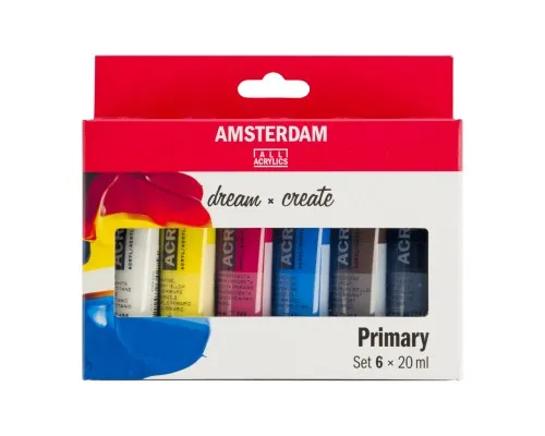 Акрилові фарби Royal Talens AMSTERDAM PRIMARY, 6*20 мл (8712079451158)