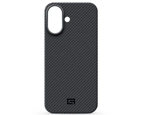 Чохол до мобільного телефона Armorstandart BlackIcon Aramid Twill MagCase Apple iPhone 17 Black (ARM90148)
