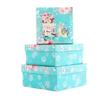 Подарункова коробка Buromax 3 шт з глітером (BM.233317)