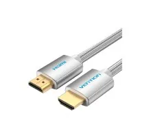 Кабель мультимедійний HDMI M to HDMI M 2.0m V2.0 4K60Hz silver VENTION (AABIH)