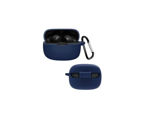 Чохол для навушників BeCover Silicon для JBL Wave Beam TWS Deep Blue (710190)