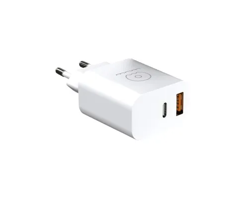 Зарядний пристрій WUW C172 1xUSB-C PD20W + 1xUSB QC3.0 18W Black (6972573335381)