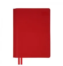 Тижневик Leo planner А5 датований 2026 "Vitto", м‘який, червоний, 368 сторінок (252643)