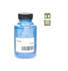 Тонер Canon 067 70г +chip CYAN MF651Cw/MF655Cdw/MF657Cdw 2.4K AHK (50000410)