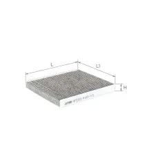 Фільтр салону ALPHA FILTER AF5301a