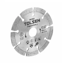 Диск пильний Tolsen алмазний сегментний 125?22.2х10 мм (76703)