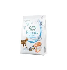 Сухий корм для кішок Optimeal Beauty Podium на основі морепродуктів 4 кг (4820215366083)